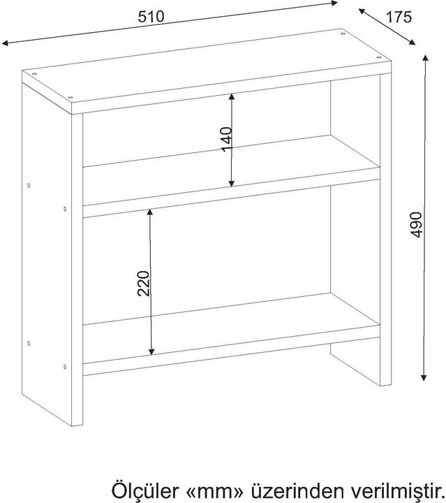 Produktbild Kalune Design Heidi (51 x 49 x 17.5 cm)