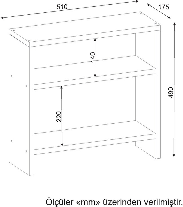 Actual product image Kalune Design Heidi (51 x 49 x 17.5 cm)