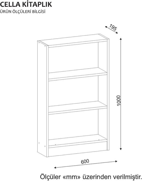 Actual product image Kalune Design Laurine (60 x 100 x 19.5 cm)