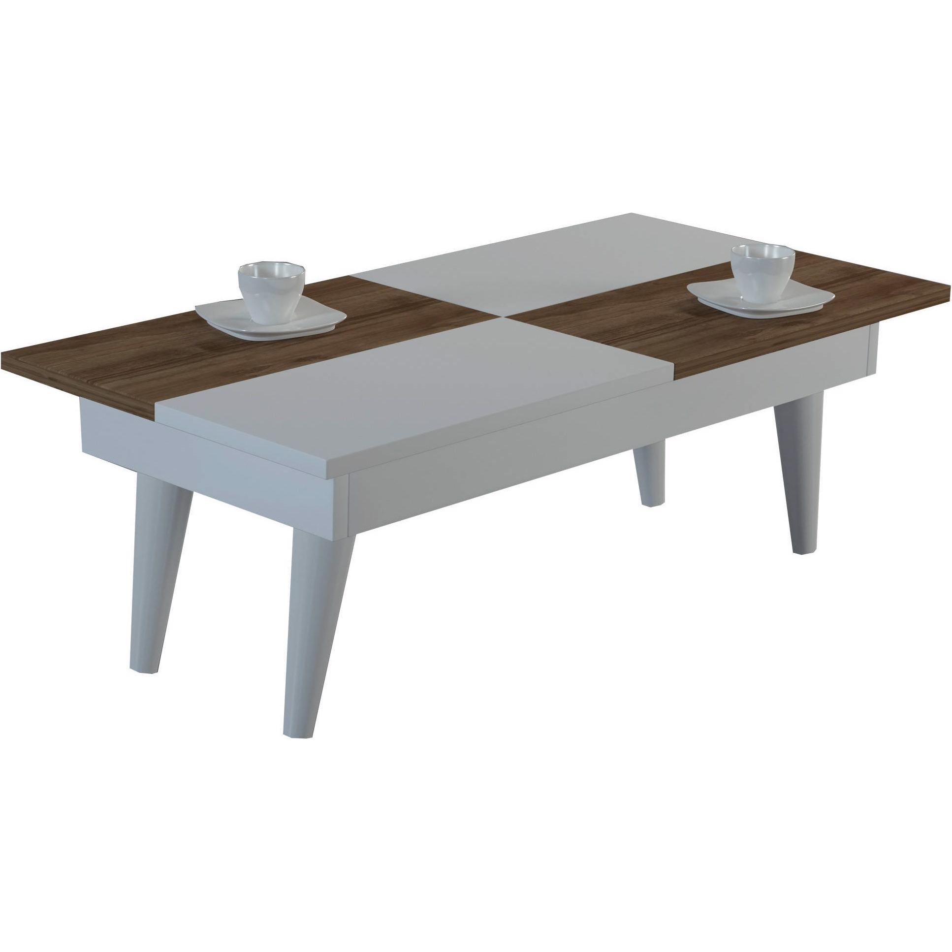 Kalune Design, Couchtisch + Beistelltisch, Iyla (90 x 44 x 30 cm)