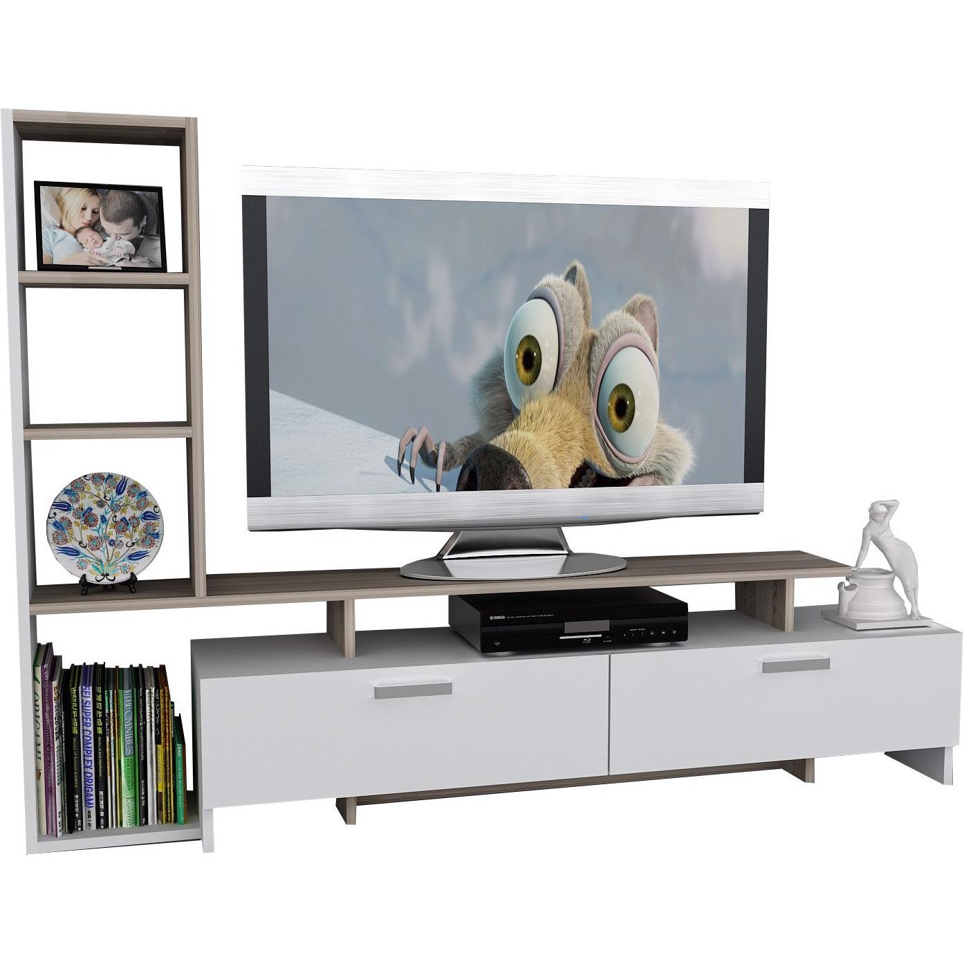 Kalune Design, TV Möbel, Miles (168.5 x 120 x 29.5 cm)