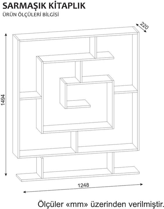 Actual product image Kalune Design Felix (125 x 149.5 x 22 cm)