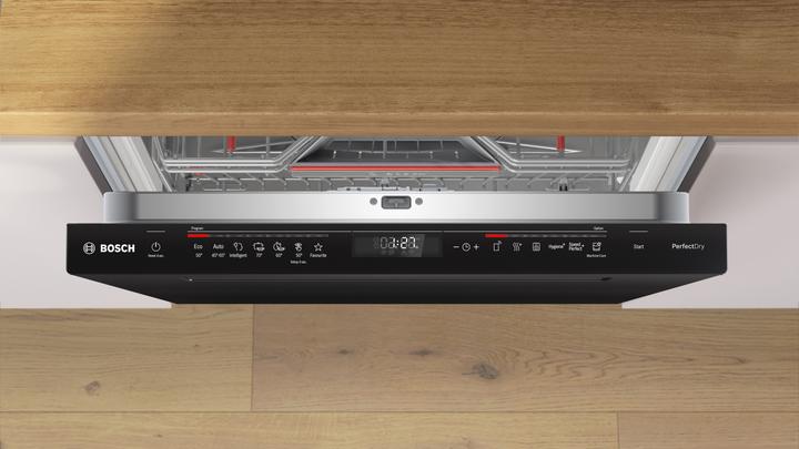 Actual product image Bosch Hausgeräte Series 6, built-under dishwasher, 60 cm, Black inox, SMP6ZCC71S