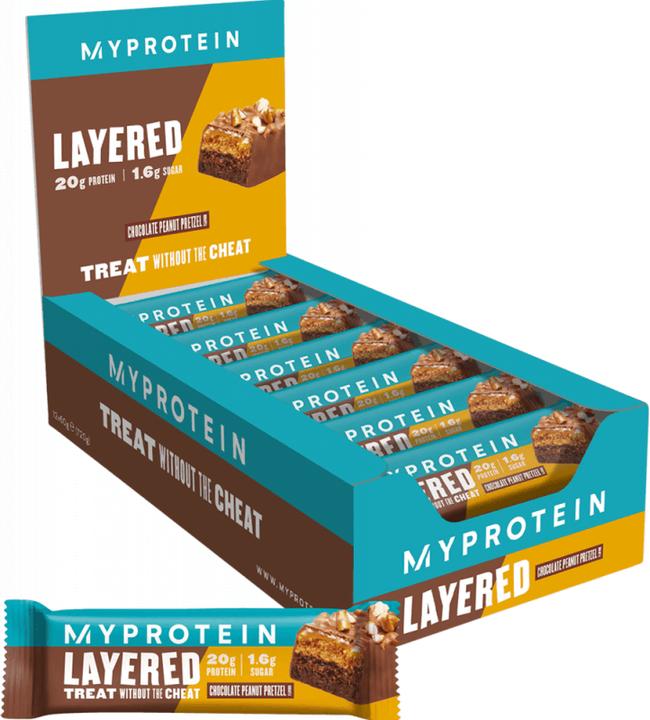 Actual product image MyProtein Layered Bars (Chocolate Peanut Pretzel, 1 pcs., 854 g)