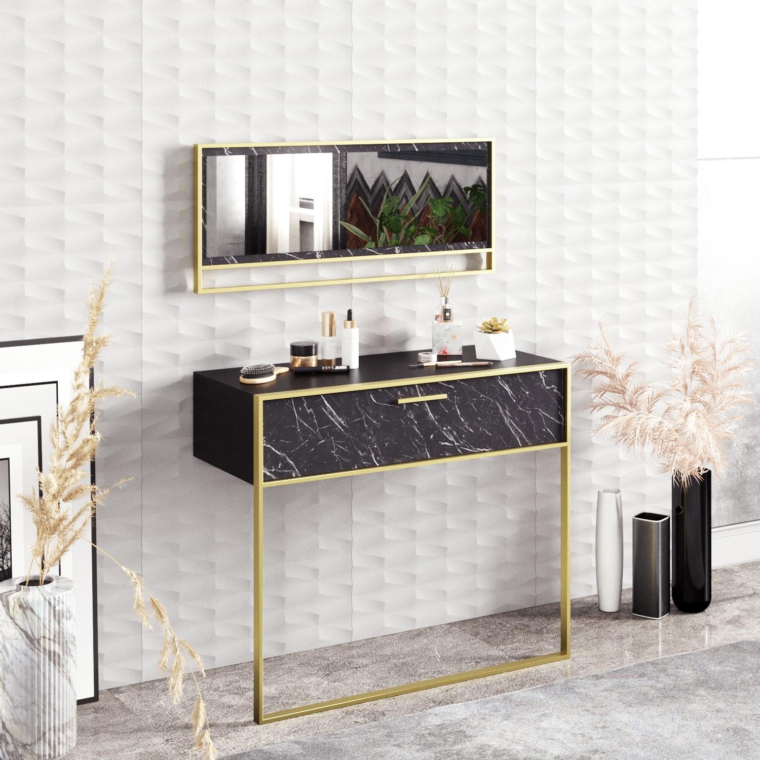 Thumbnail - Hanah Home, Kommode + Sideboard, Rylie (90 x 38 x 3 cm, 90 x 77 x 38.5 cm)