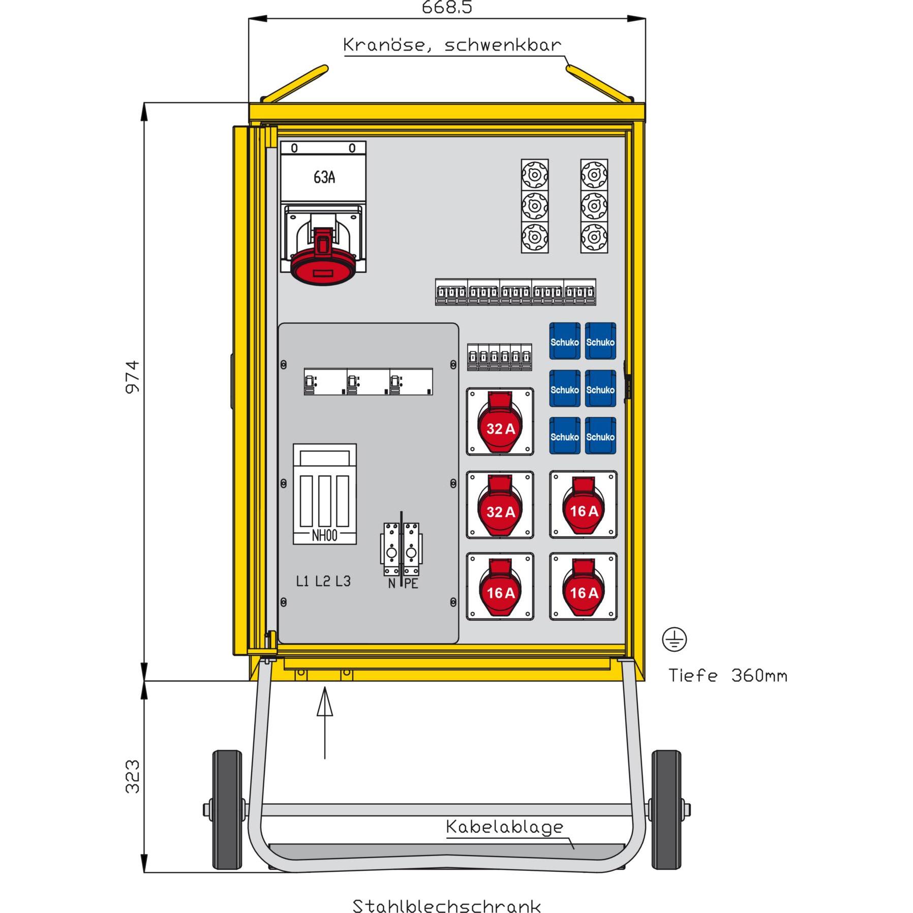 Walther, Distributore di corrente, 83100430 (6 x)
