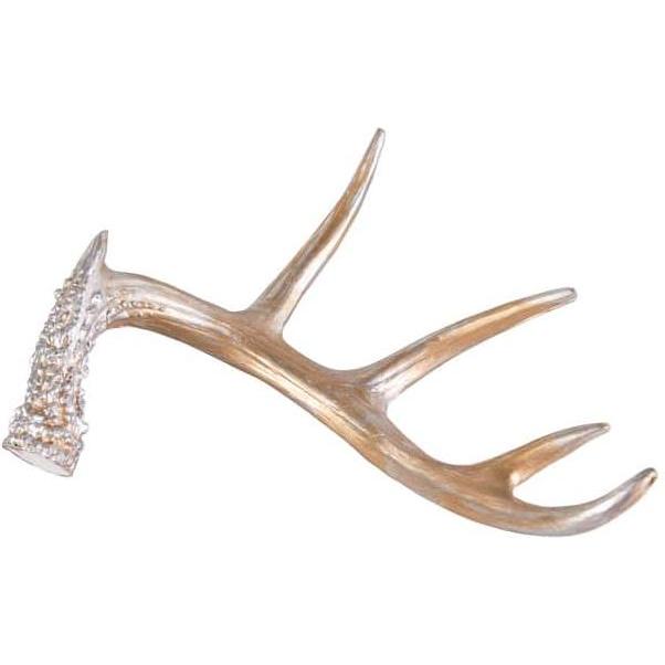 MICA Living, Weihnachtsdeko, Deko-Geweih - gold/silber - ca. 20,5 x 18 x 6,5 cm