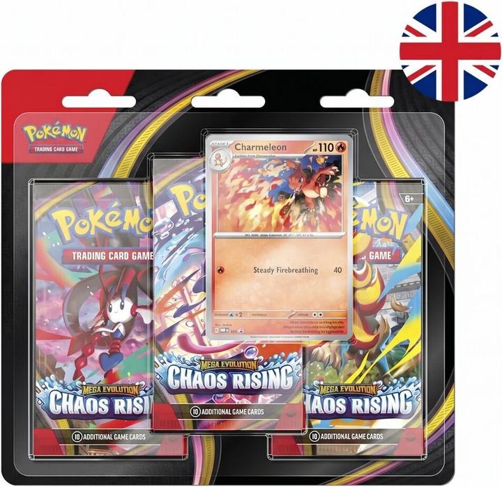 Pokémon Pokemon ME04 3-Pack Blister EN (Englisch, Blister Pack)