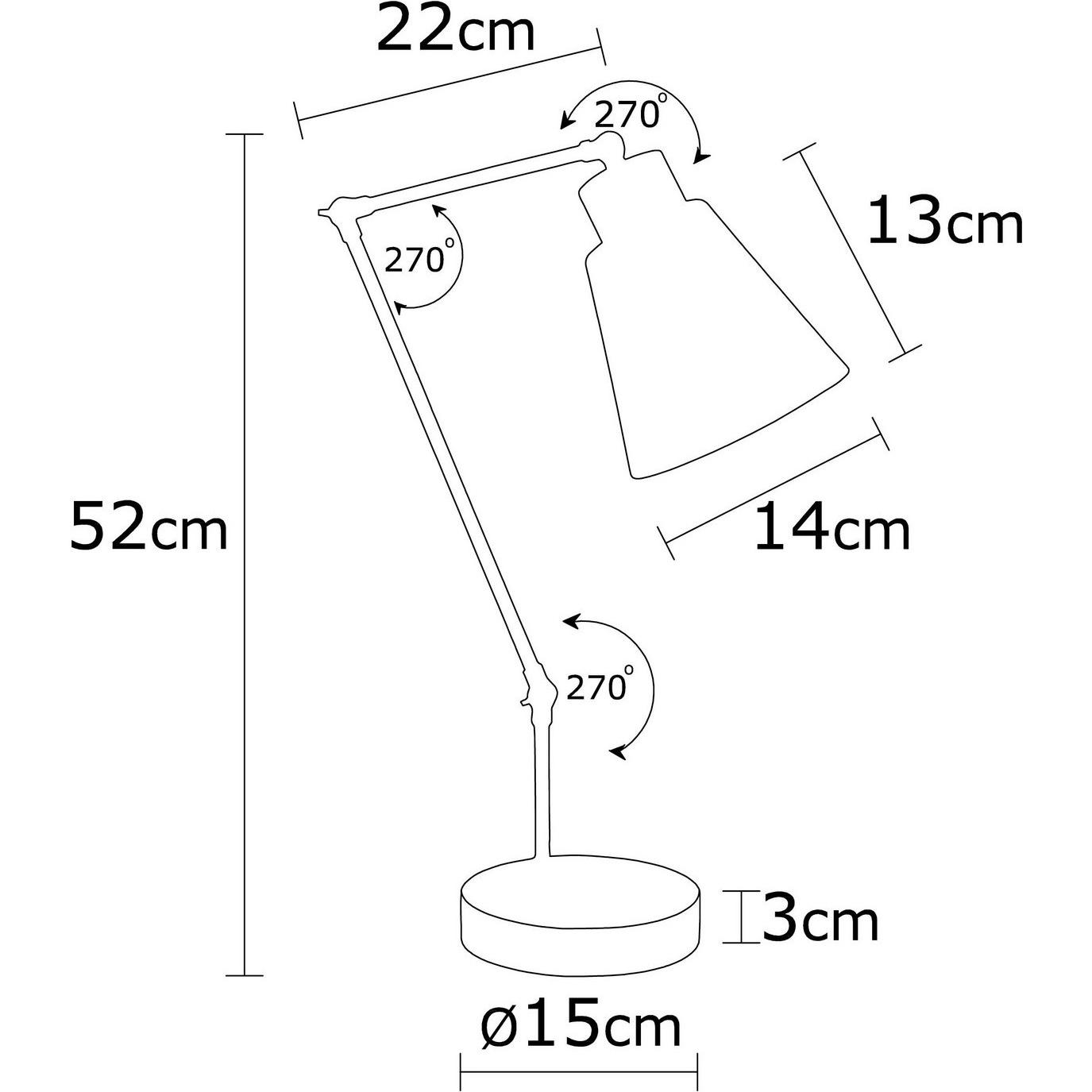 Thumbnail - Opviq, Tischlampe, Raphael (E27)