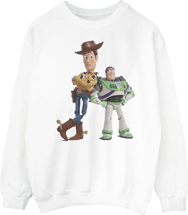 Actual product image Disney Girls Toy Story Buzz And Woody Standing Sweatshirt (128)
