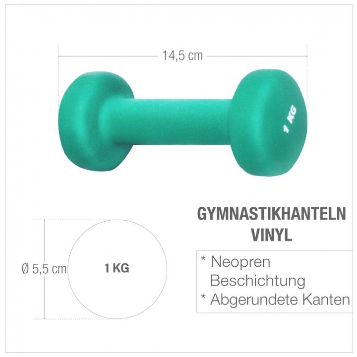 Immagine prodotto Gorilla Sports Gymnastikhanteln (2 x 1 kg)