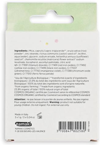 Produktbild Namaki Lidschattenpalette Frühling