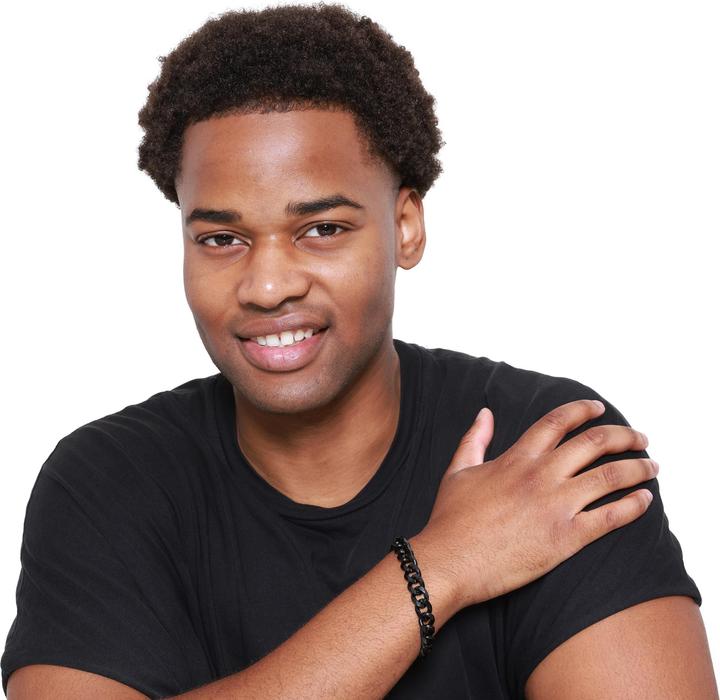 Actual product image Heideman Tommy black colours (100% stainless steel)