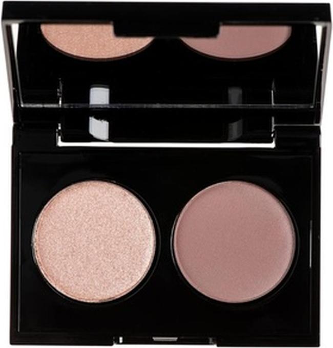 Korres Yeux Volcanic Minerals Velvet Dual Eyeshadow Palette 18 Pink Rose / 3 g (Rose Rose)