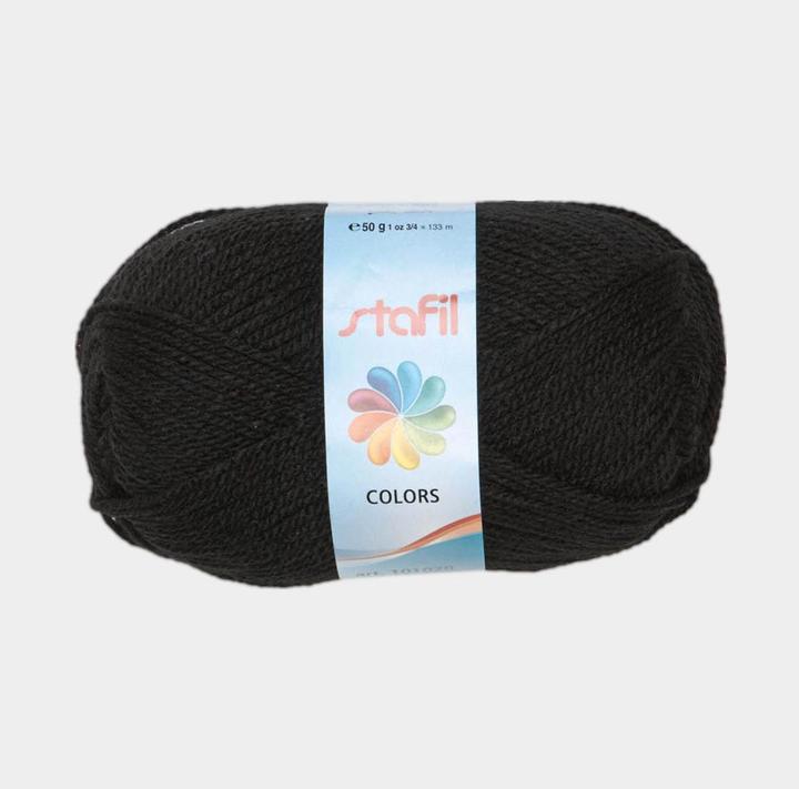 Image du produit Stafil Laine école 50gr noir (133 m)