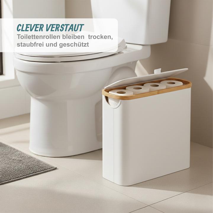 Actual product image Relaxdays Toilet roll storage