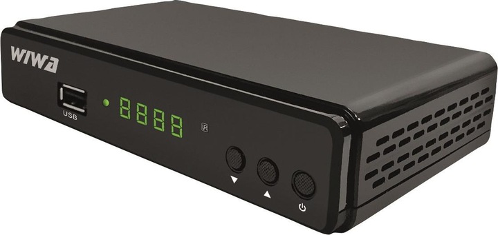 Produktbild Wiwa Esperanza EV104 TV set-top box Cable Black - H.265 - DVB-T (DVB-T, DVB-T2)