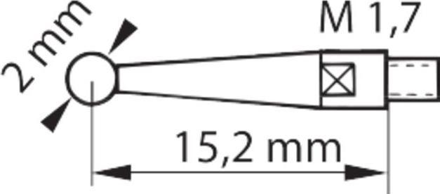 Image du produit Mitutoyo Appareil de mesure à levier de palpage Longueur du bras de palpage 15,2 mm, plage de mesure par