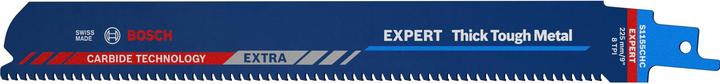 Bosch Professional Zubehör Lame de scie sabre Expert 'Thick Tough Metal' S 1155 CHC, 10 pièces