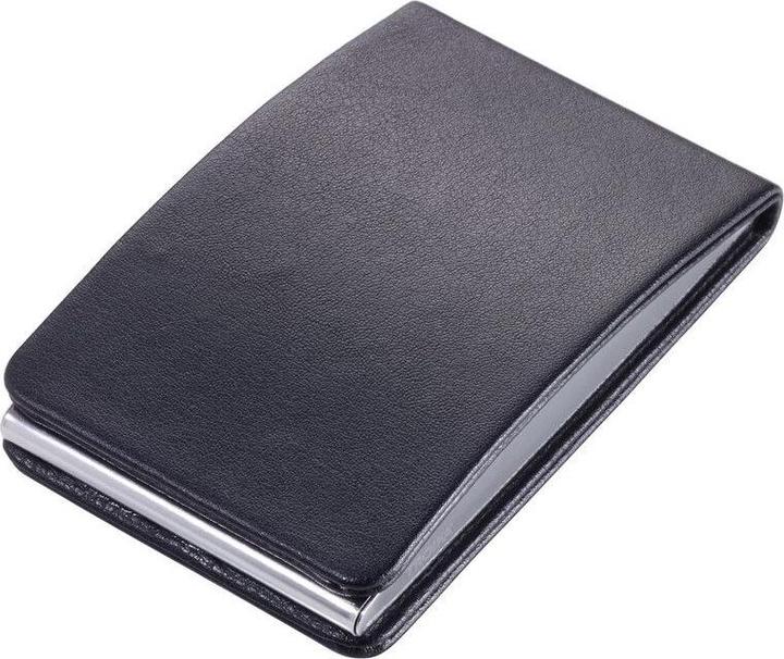 Actual product image Troika MIDNIGHT STYLE business card case, black