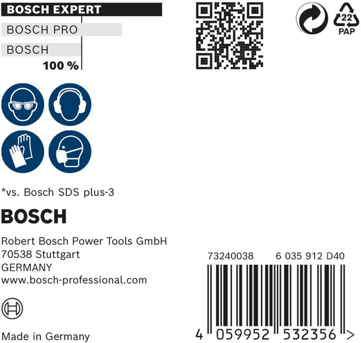 Productafbeelding Bosch Professional Zubehör Expert SDS plus-7X hamerboor, 6 x 200 x 265 mm,10-delig. (6,00 mm)