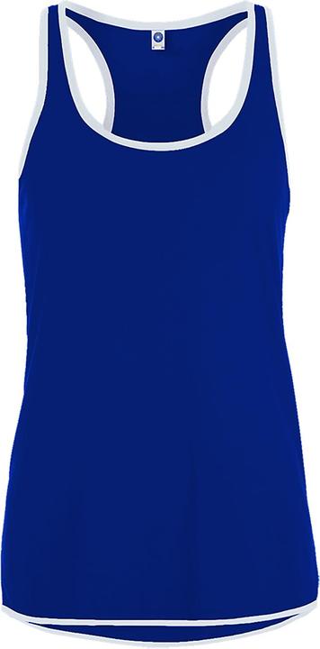 Dunkles Königsblau, Weiss