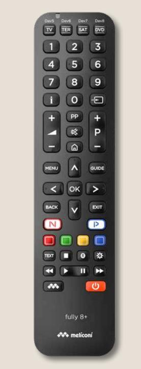 Image du produit Meliconi Fully 8+ (Télécommande universelle, Miracast)