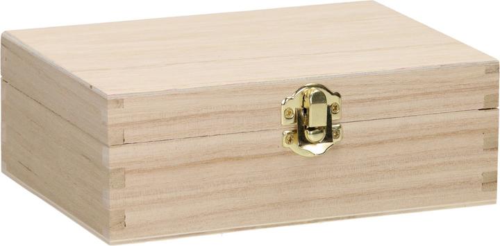 Image du produit Playwood Boîte à cartes en bois avec couvercle à charnière