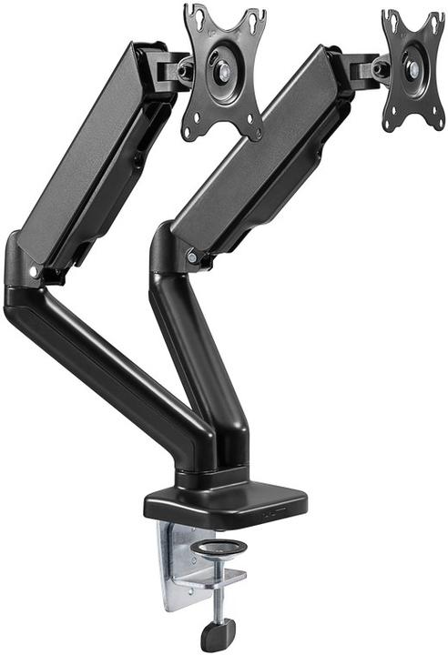 Actual product image Goobay Double monitor mount with gas pressure spring (Table, 32")