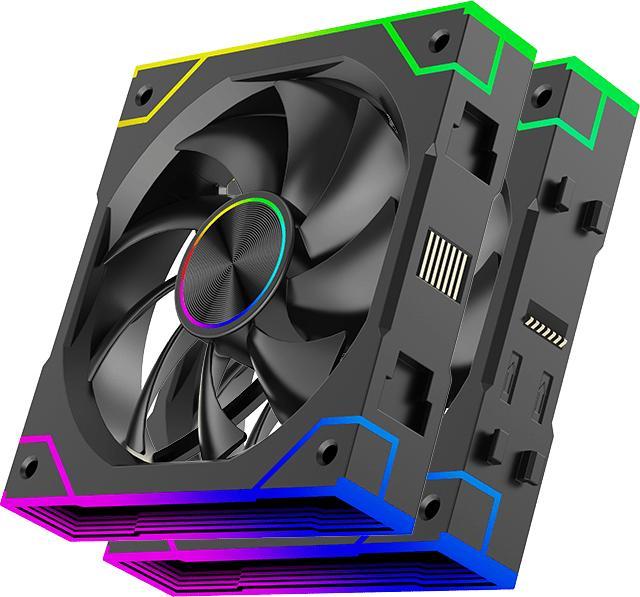 Image du produit Xilence Lüfter Daisy-Chain-ARGB 125x360x25mm (120 mm, 3x)