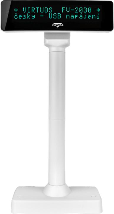 Virtuoso VFD zÃ¡k.displej FV-2030W,,USB, bälÃ
