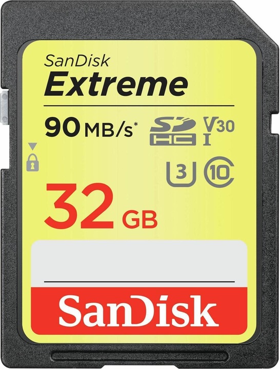 Actual product image SanDisk Extreme SDHC U3 2-Pack (32 GB, SDHC, U3, UHS-I)