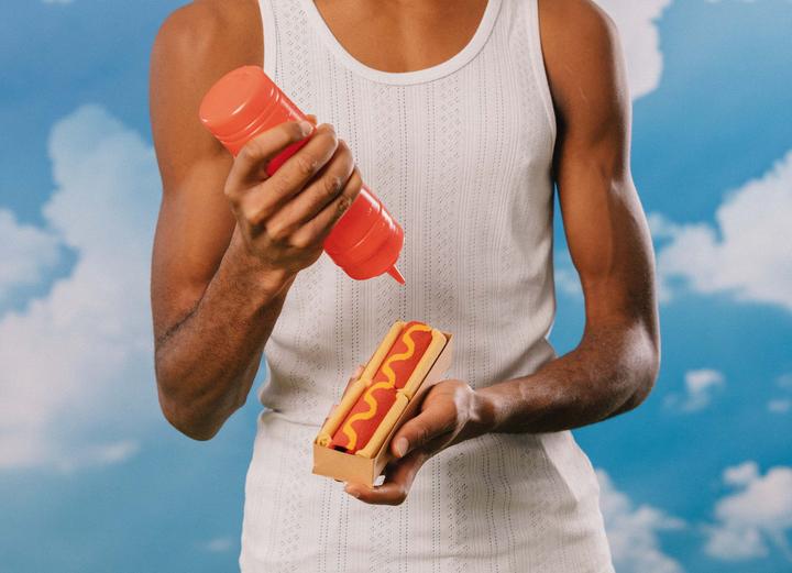 Actual product image Eat My Socks Socks, Hot Dog (Single pack, One size)
