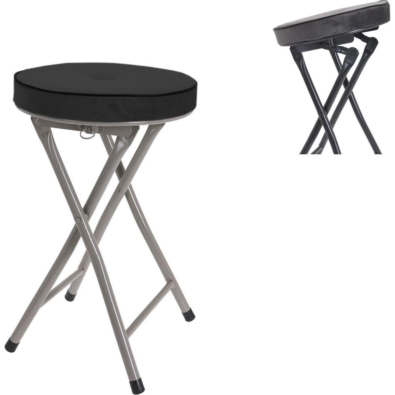 Mojawo, Hocker + Pouf, Klapphocker Klappstuhl Küchenhocker Hocker Sitzhocker klappbar H49cm
