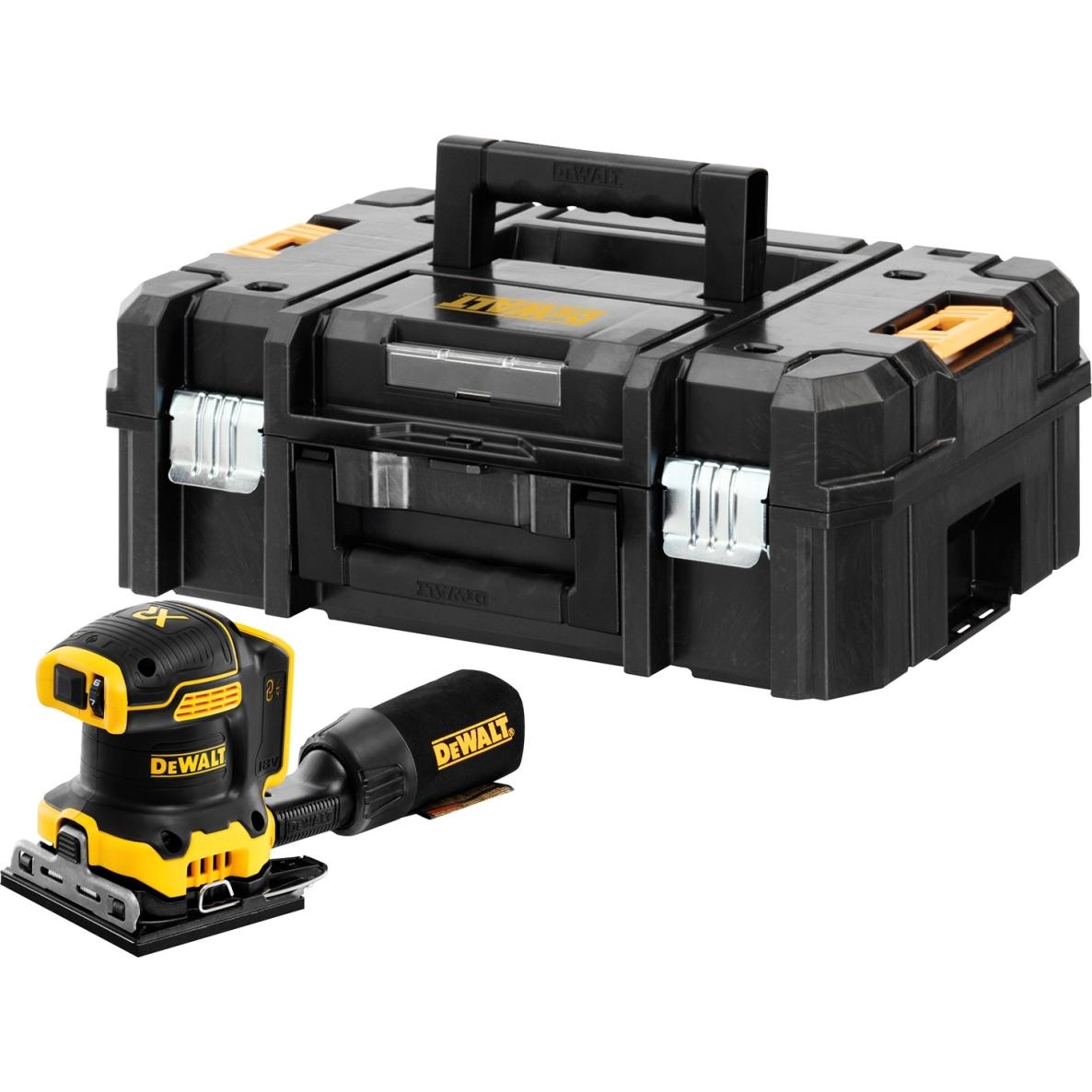 DeWalt, Rettificatrice + lucidatrice, DCW200NTXJ (Levigatrice orbitale, 200 W)