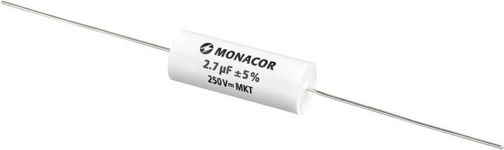Produktbild Monacor MKT Folienkondensator 2.7uF, 250V