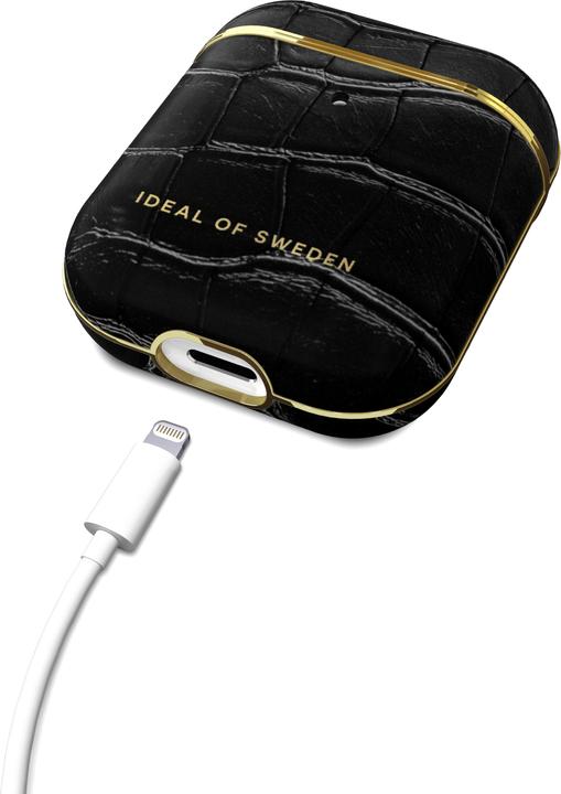 Image du produit iDeal Of Sweden Designer Hard-Cover Jet Black Croco (Sac pour écouteurs)