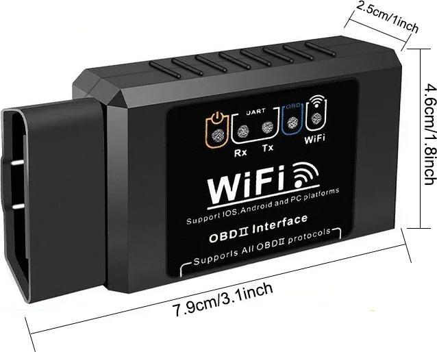Produktbild Nikko Wifi ELM327 OBD2 V1.5 Auto Diagnose Code Scanner, Android/IOS/PC