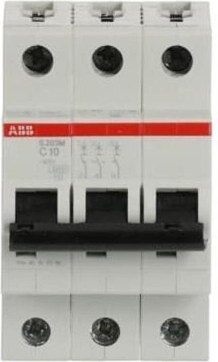 Produktbild ABB S203M-C10 Sicherungsautomat 10A pro M compact 3-polig