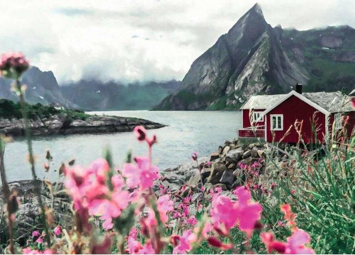 Actual product image Ravensburger Scandinavian Places - Reine, Lofoten, Norway (1000 pieces)