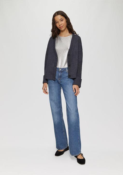 Produktbild S.Oliver Strickjacke Weiche Strickjacke in melierter Optik (XS)