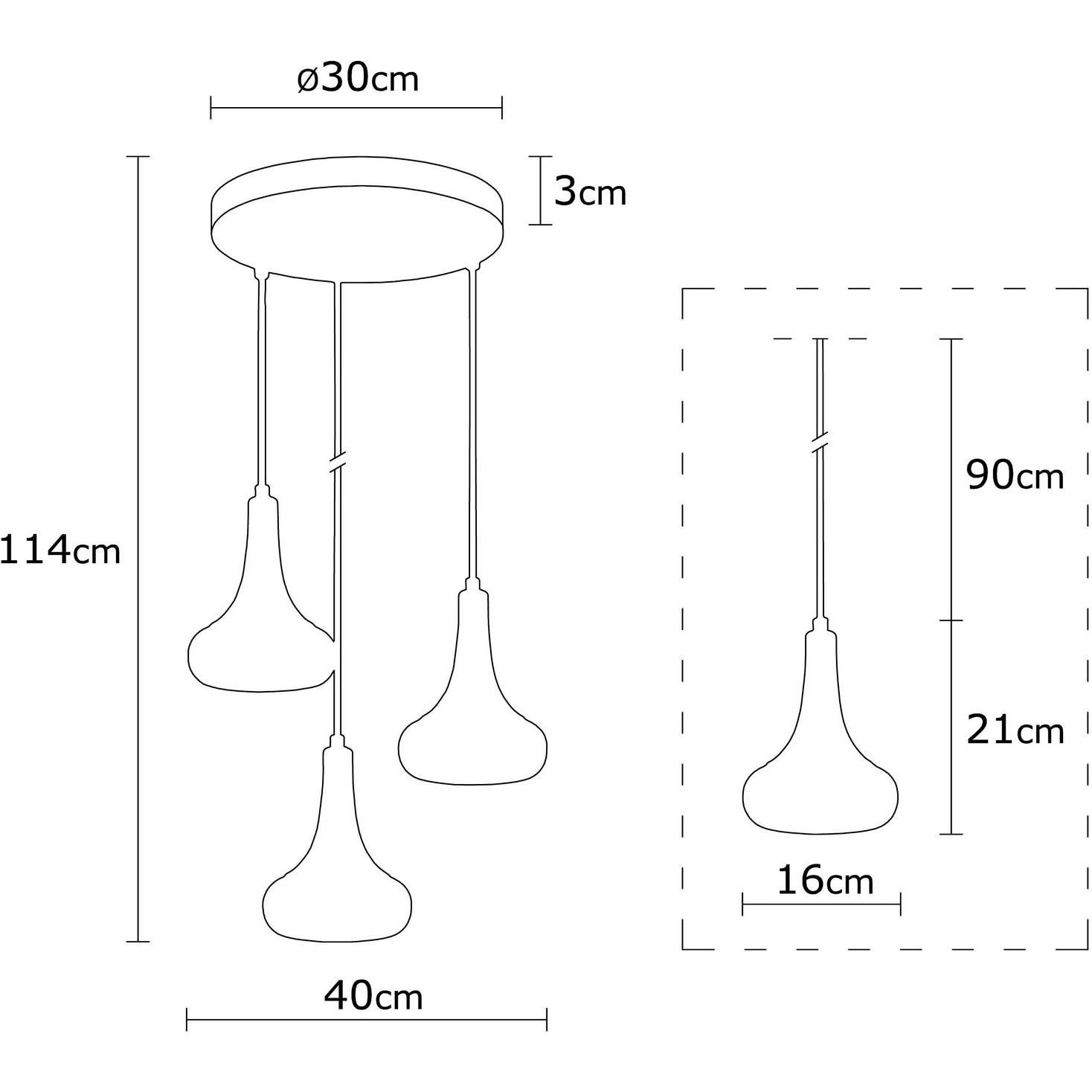 Thumbnail - Opviq, Pendelleuchte, Chloe (E27)