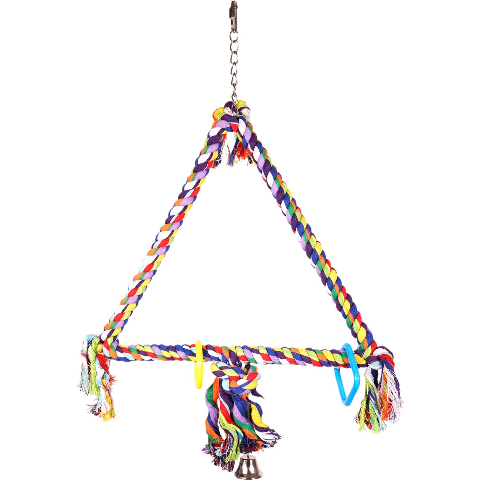 Vadigran Altalena triangolare Bird Toy 79 cm L, Allestimento voliere
