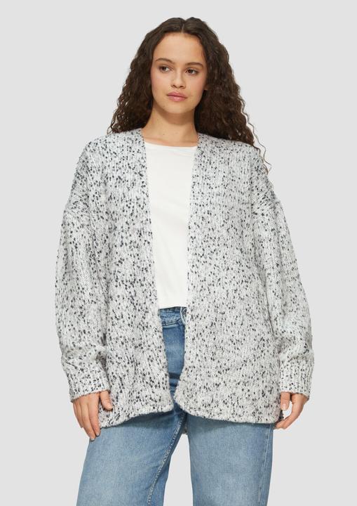 Immagine prodotto S.Oliver Strickjacke Melierter Cardigan mit weiten Ärmeln im Relaxed Fit (44)