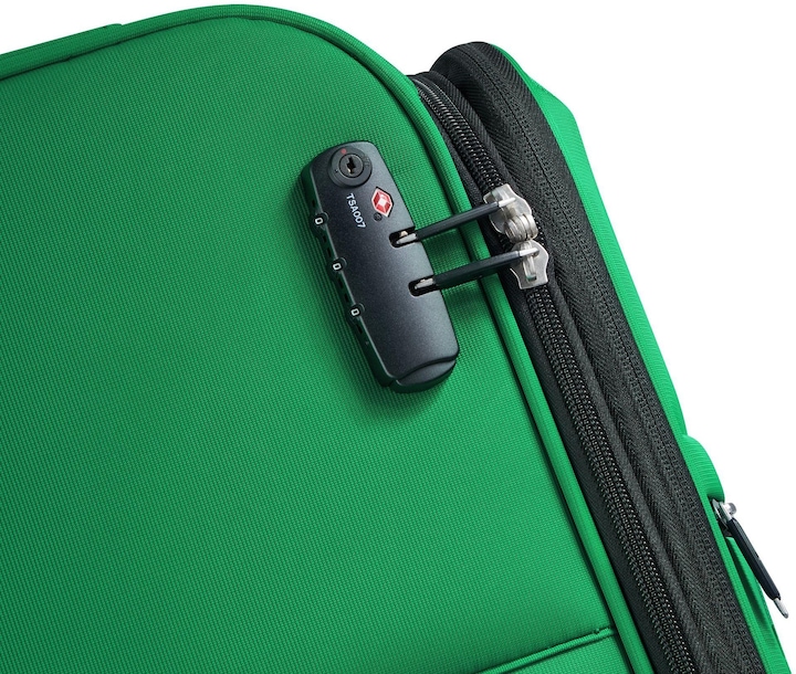Immagine prodotto Delsey Paris x United Colors of Benetton Colour Block Trolley a 4 ruote L 77 cm con piega elastica (114 l, XL (da 115l))