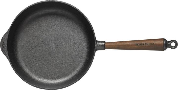 Produktbild Skeppshult Gusseisen Servierpfanne Walnussgriff (24 cm, Bratpfanne, Gusseisen)