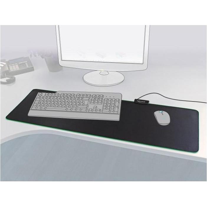 Thumbnail - Delock 12555 (Wide), Mausmatte, Schwarz