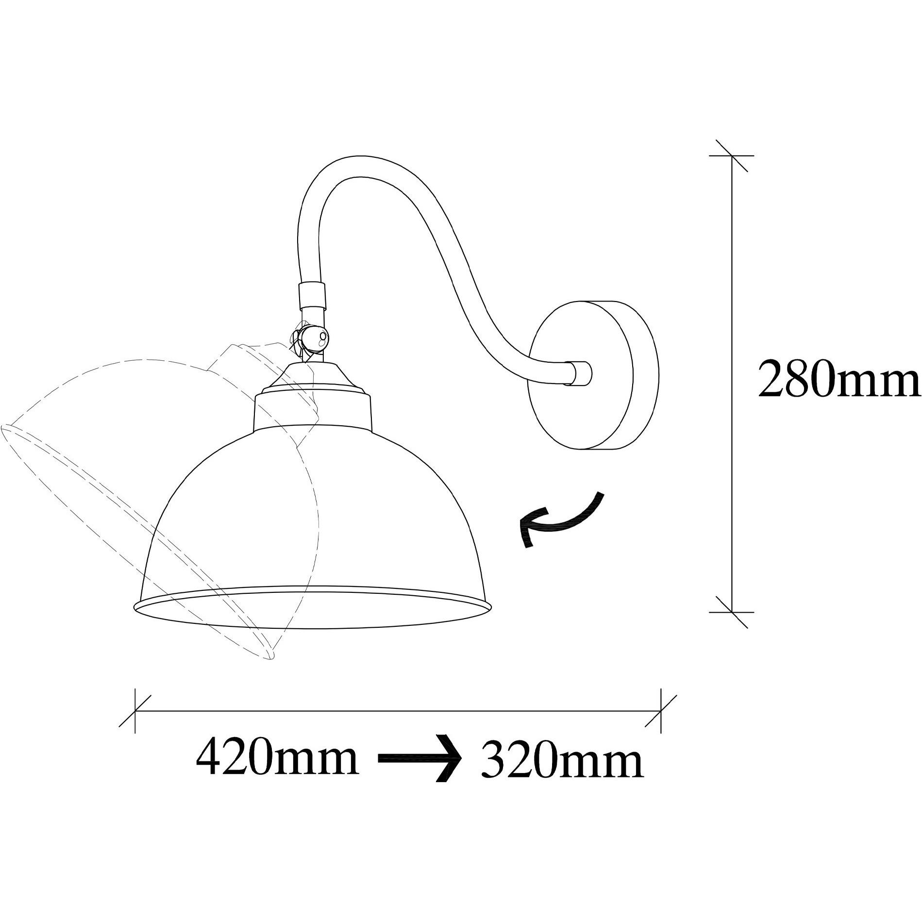 Thumbnail - Opviq, Wandleuchte + Deckenleuchte, Allie (E27)