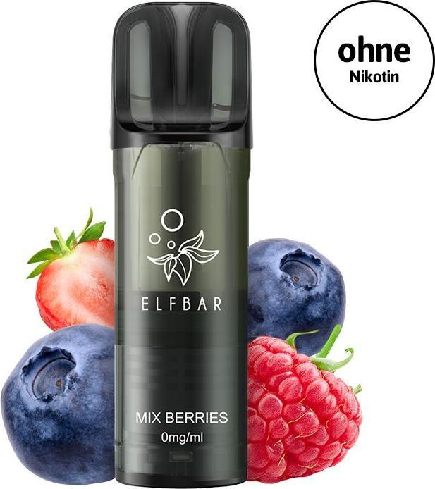 Image du produit Elfbar ELFA Pro V2 - 2ml Pods 0mg, Mix Berries (Myrtille)