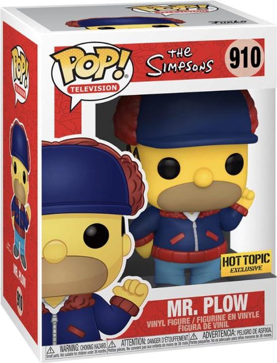 Actual product image Funko POP! Les Simpsons Mr Plow